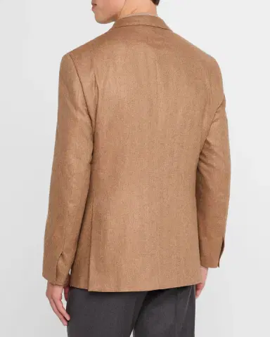 Brioni Men's Herringbone Blazer | Thumbnail 3 Brioni Men's Herringbone Blazer | Thumbnail 3