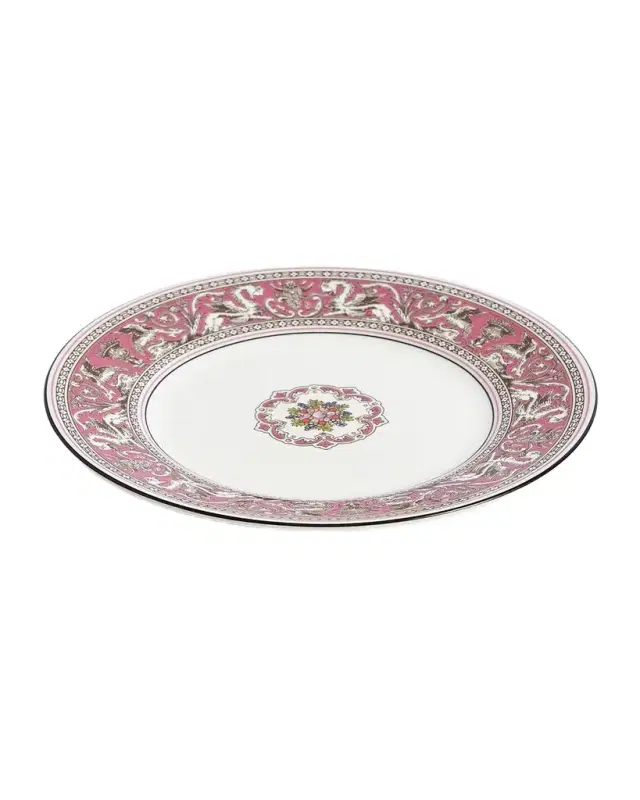 Wedgwood Florentine Fuchsia Plate, 8.1"