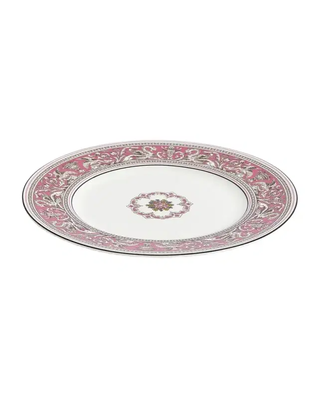 Wedgwood Florentine Fuchsia Plate, 10.8"