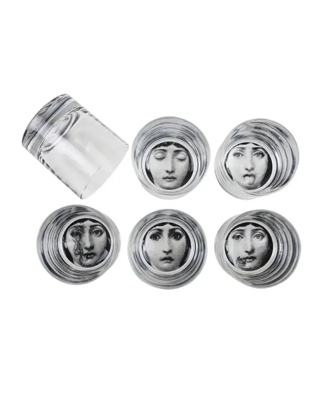 FORNASETTI Tema e Variazioni 1.5 oz. Glasses, Set of 6