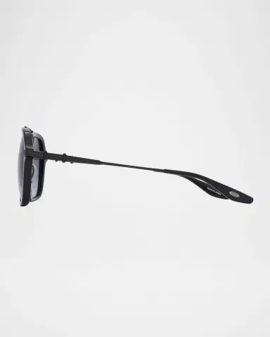 BARTON PERREIRA Men's D. Ellis Acetate and Titanium Square Sunglasses | Thumbnail 2 BARTON PERREIRA Men's D. Ellis Acetate and Titanium Square Sunglasses | Thumbnail 2