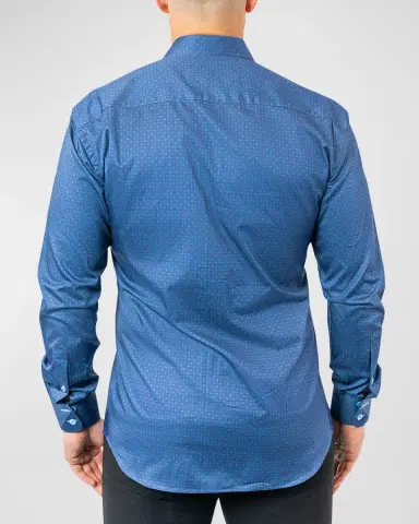 Maceoo Men's Einstein Stamped Sport Shirt | Thumbnail 2 Maceoo Men's Einstein Stamped Sport Shirt | Thumbnail 2