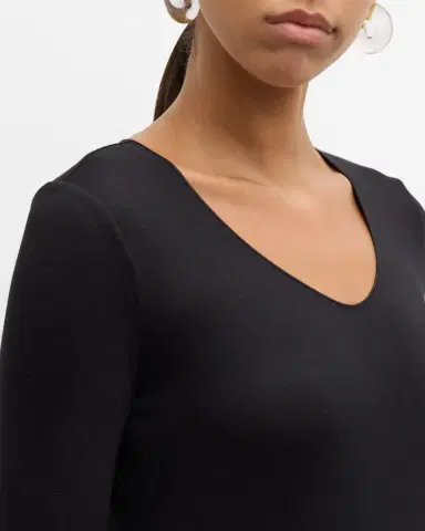 Emporio Armani Fitted Jersey Top | Thumbnail 5 Emporio Armani Fitted Jersey Top | Thumbnail 5