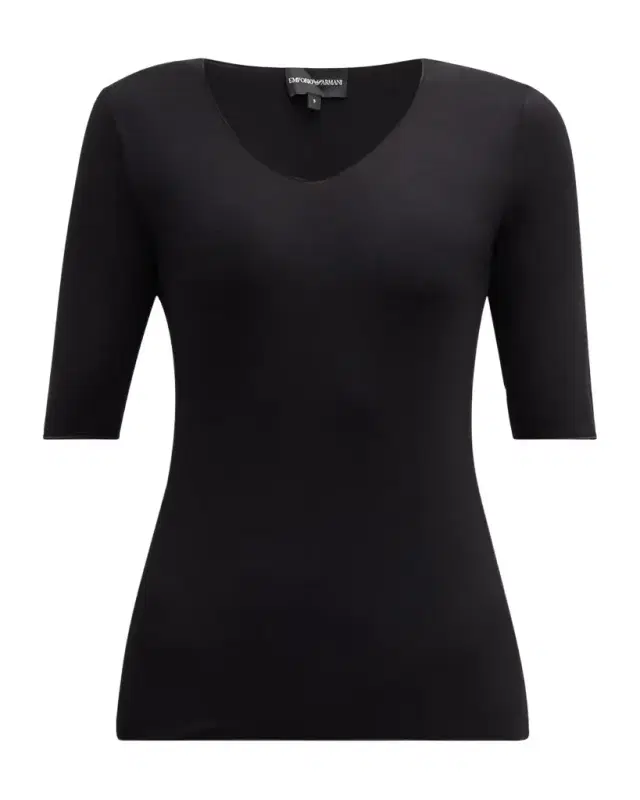 Fitted Jersey Top