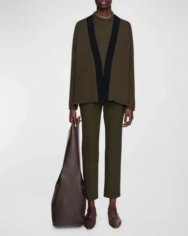 Joseph Open-Front Knit Cardigan | Thumbnail 3