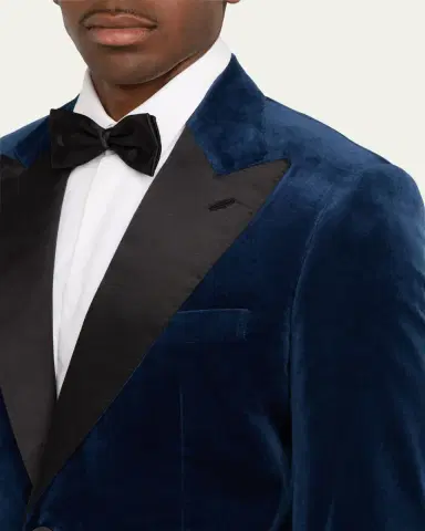 Brioni Men's Virgilio Velvet Peak-Lapel Sport Coat | Thumbnail 5
