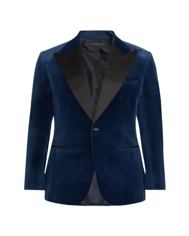 Men's Virgilio Velvet Peak-Lapel Sport Coat