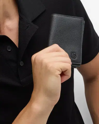 dunhill Men's Burlington Grained Leather Card Case | Thumbnail 2