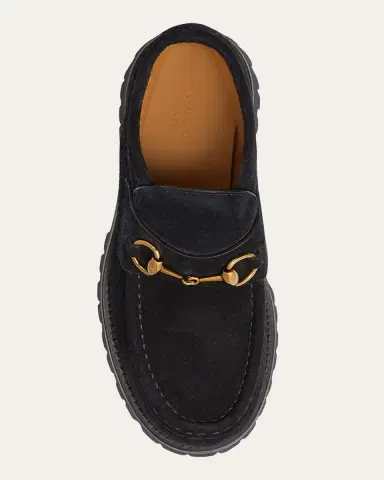 Gucci Sylke Suede Horsebit Booties | Thumbnail 8 Gucci Sylke Suede Horsebit Booties | Thumbnail 8