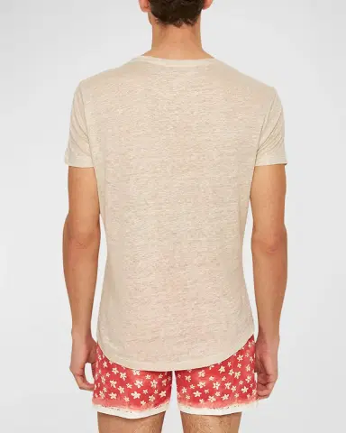 Orlebar Brown Men's OB-T Linen T-Shirt | Thumbnail 3