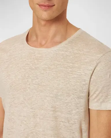 Orlebar Brown Men's OB-T Linen T-Shirt | Thumbnail 4