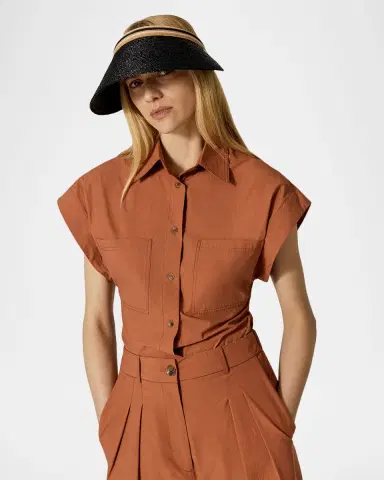 Helen Kaminski Slide On Raffia Visor | Thumbnail 2