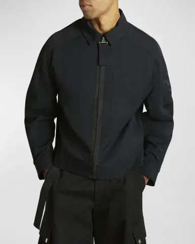 Jacquemus Men's Linu Nylon Jacket | Thumbnail 4 Jacquemus Men's Linu Nylon Jacket | Thumbnail 4