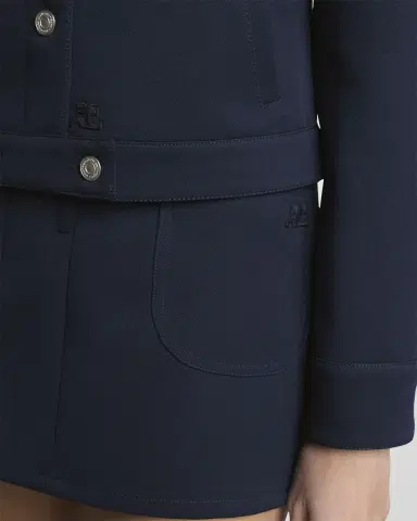 Courrèges Signature Twill Trucker Jacket | Thumbnail 16 Courrèges Signature Twill Trucker Jacket | Thumbnail 16