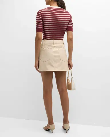 A.L.C. Fisher Pleated Button-Front Top | Thumbnail 6