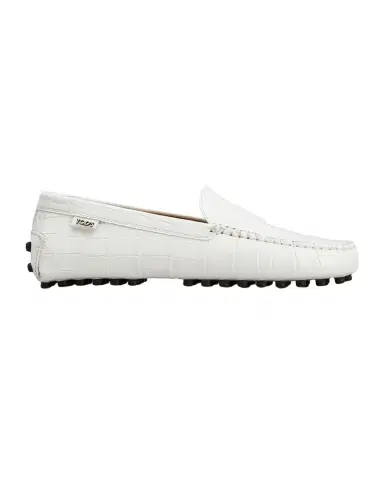 Tod 's Gommino Croco Penny Driver Loafers | Thumbnail 1 Tod 's Gommino Croco Penny Driver Loafers | Thumbnail 1