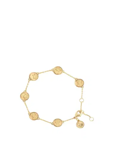 Anabel Aram Jewelry Butterfly Coin Charm Bracelet | Thumbnail 1