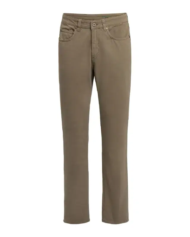 Men 's Washed Cotton 5-Pocket Pants