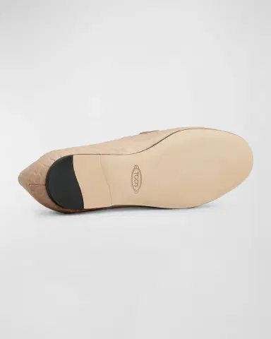 Tod's Croco Chain Slip-On Loafers | Thumbnail 4