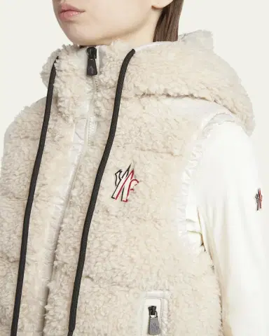 Moncler Grenoble Teddy Fleece Puffer Vest | Thumbnail 5