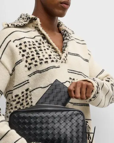 Bottega Veneta Men's Intrecciato 15 Bifold Card Case | Thumbnail 2
