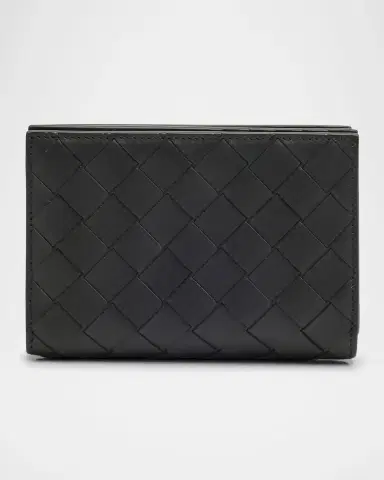 Bottega Veneta Men's Intrecciato 15 Bifold Card Case | Thumbnail 3