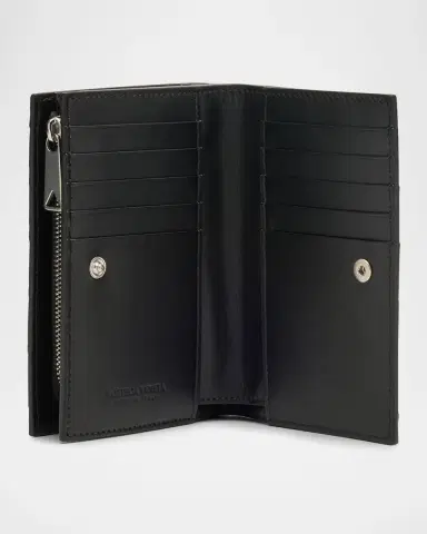 Bottega Veneta Men's Intrecciato 15 Bifold Card Case | Thumbnail 4