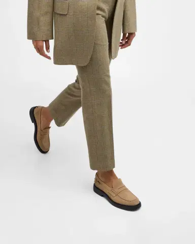 Tod's Gomma Suede Penny Loafers | Thumbnail 2