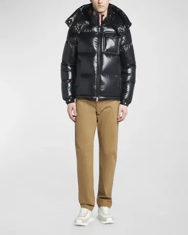 Moncler Men's Montbeliard Short Down Jacket | Thumbnail 2