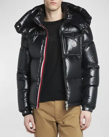 Moncler Men's Montbeliard Short Down Jacket | Thumbnail 4