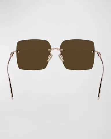 FERRAGAMO Prisma Metal Square Sunglasses | Thumbnail 4 FERRAGAMO Prisma Metal Square Sunglasses | Thumbnail 4