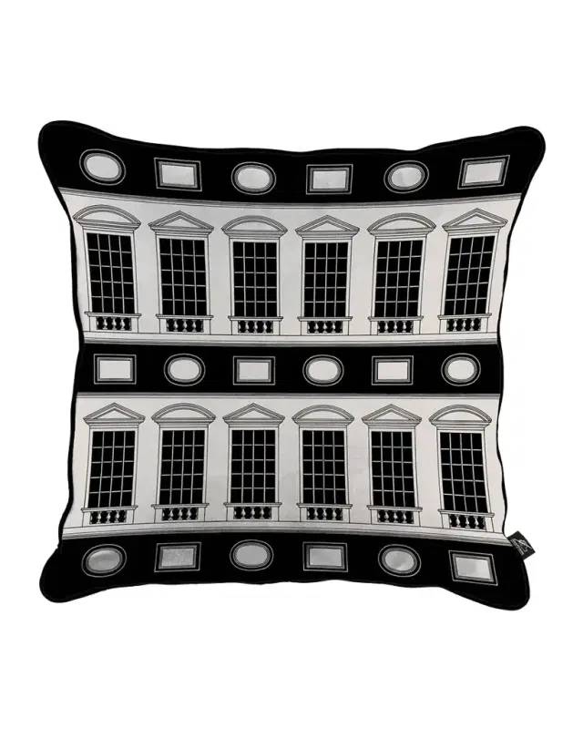 Fornasetti Architettura Cushion, 20" Square