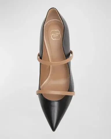 Malone Souliers Maureen Bicolor Leather Dual-Band Pumps | Thumbnail 4 Malone Souliers Maureen Bicolor Leather Dual-Band Pumps | Thumbnail 4