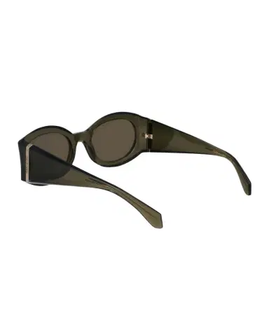 Ferragamo Sculptural Plastic Oval Sunglasses | Thumbnail 1
