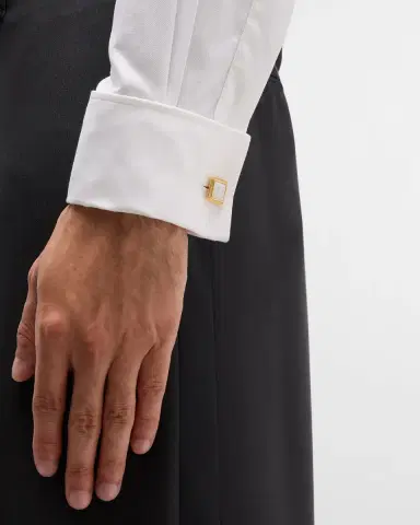 Tateossian Men's Square Mother-Of-Pearl Cufflinks | Thumbnail 2