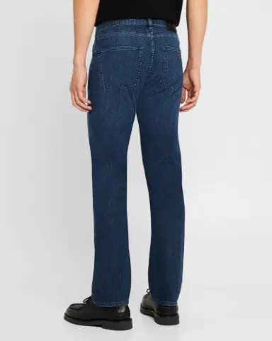 Emporio Armani Men's Washed Denim Five-Pocket Pants | Thumbnail 3