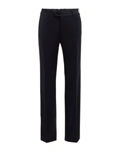 Corneliani Men's Flat-Front Wool Trousers | Thumbnail 1