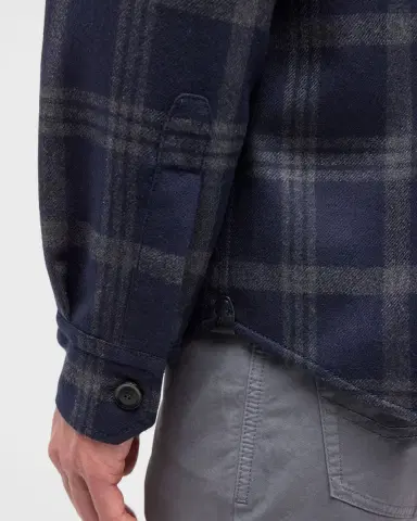 Brioni Men's Plaid Double-Face Overshirt | Thumbnail 5