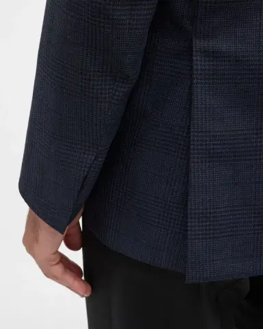 Brioni Men's Large Plaid Wool Sport Coat | Thumbnail 8