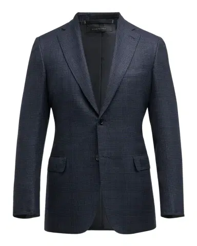 Brioni Men's Large Plaid Wool Sport Coat | Thumbnail 1