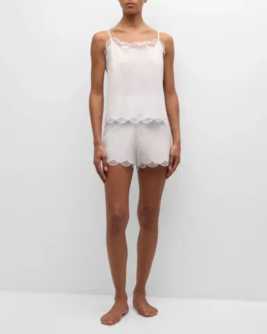 Natori Colette Lace-Trim Cami Pajama Set | Thumbnail 3 Natori Colette Lace-Trim Cami Pajama Set | Thumbnail 3