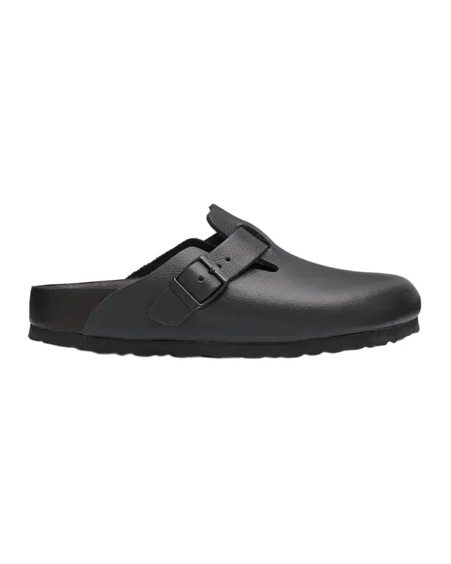BIRKENSTOCK Boston Exquisite Leather Buckle Clogs