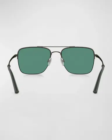 Oliver Peoples x Federer Men's R-2 Metal Aviator Sunglasses | Thumbnail 3 Oliver Peoples x Federer Men's R-2 Metal Aviator Sunglasses | Thumbnail 3