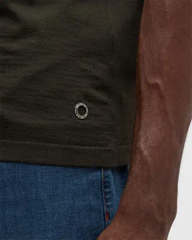 Stefano Ricci Men's Cashmere Crewneck T-Shirt | Thumbnail 4 Stefano Ricci Men's Cashmere Crewneck T-Shirt | Thumbnail 4