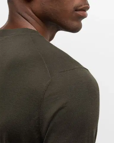 Stefano Ricci Men's Cashmere Crewneck T-Shirt | Thumbnail 6 Stefano Ricci Men's Cashmere Crewneck T-Shirt | Thumbnail 6