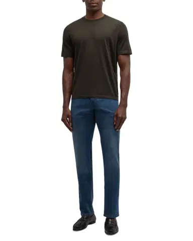 Stefano Ricci Men's Cashmere Crewneck T-Shirt | Thumbnail 1 Stefano Ricci Men's Cashmere Crewneck T-Shirt | Thumbnail 1