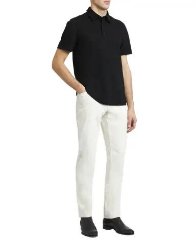 Brioni Men's Cotton Jersey Polo Shirt | Thumbnail 1