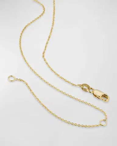 Roberto Coin 18K Yellow Gold Tiny Treasures Diamond Bunny Pendant Necklace | Thumbnail 4 Roberto Coin 18K Yellow Gold Tiny Treasures Diamond Bunny Pendant Necklace | Thumbnail 4