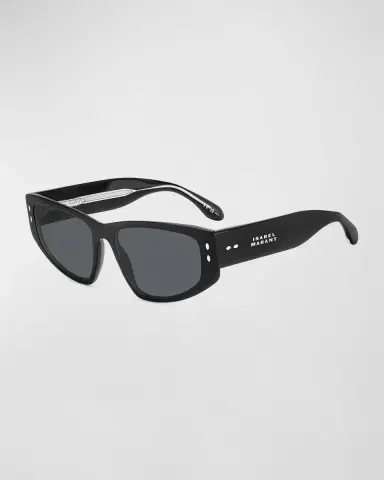 Isabel Marant Logo Acetate Cat-Eye Sunglasses | Thumbnail 3