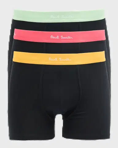 Paul Smith Men's Color-Band 3-Pack Trunks | Thumbnail 3